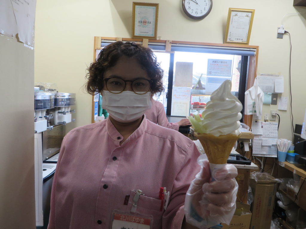 本日（令和3年5月16日（日））は「ソフトクリームフェア」