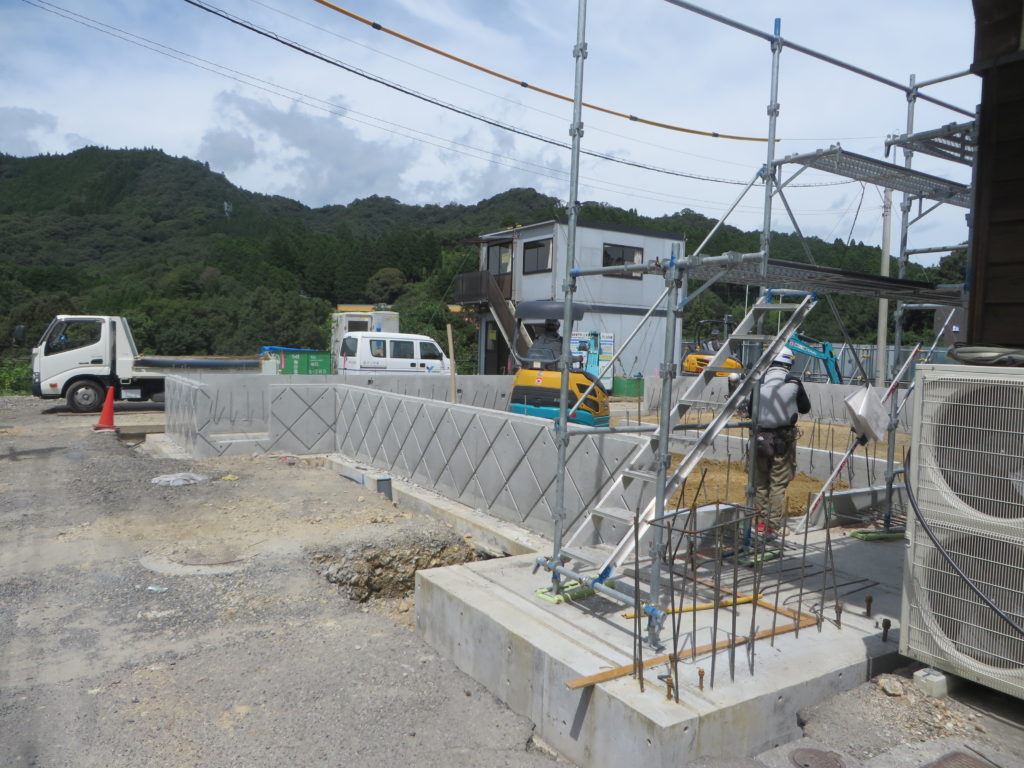「道の駅北川はゆまレストラン増築工事」進捗状況のご案内（令和3年8月27日）