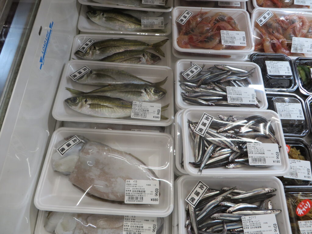 本日（令和７年３月22日（土））入荷の延岡市産海産物
