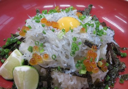 第1位　生しらす丼　1,200円