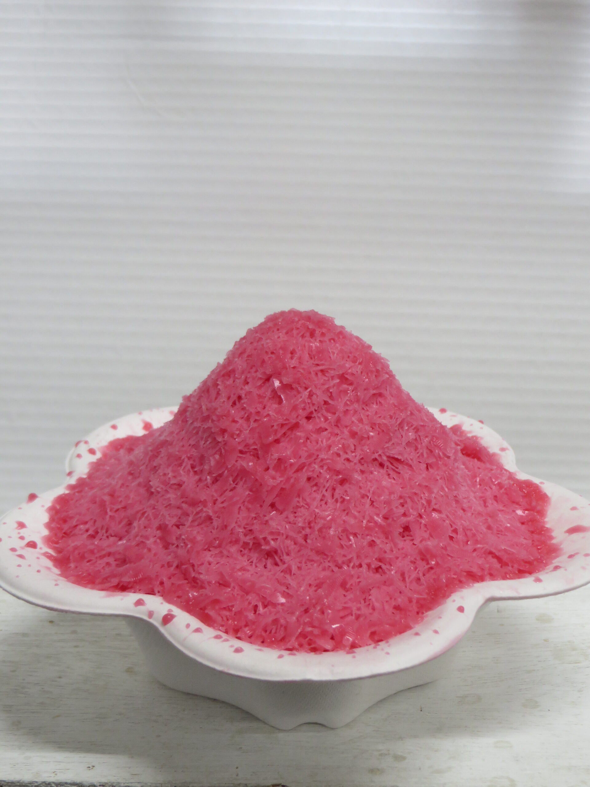 新雪のふわふわ雪のように口の中で溶けるNewかき氷「純雪機かき氷」が「道の駅北川はゆまテイクアウトコーナー」に新登場です！！