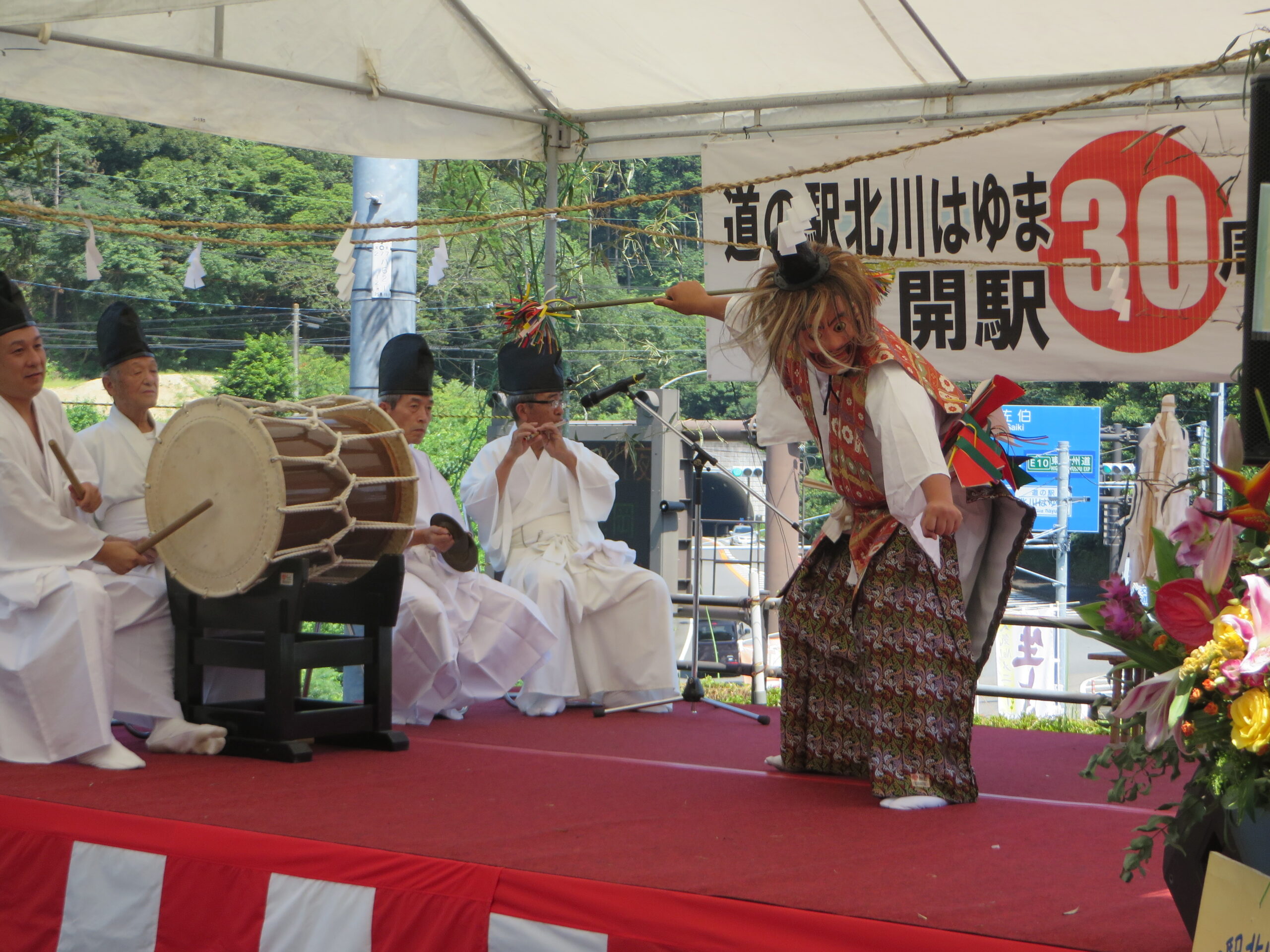 「道の駅北川はゆま３０周年記念フェスティバル　ステージイベント」２日目が無事終了いたしました。ご出演いただきました皆様、関係者の皆様へ感謝申し上げます。